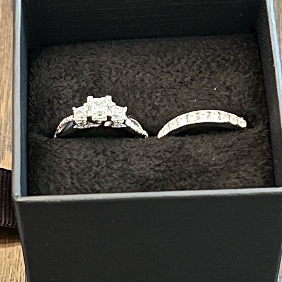 Littman Jewelers Diamond Engagement Ring and Diamond Wedding Band